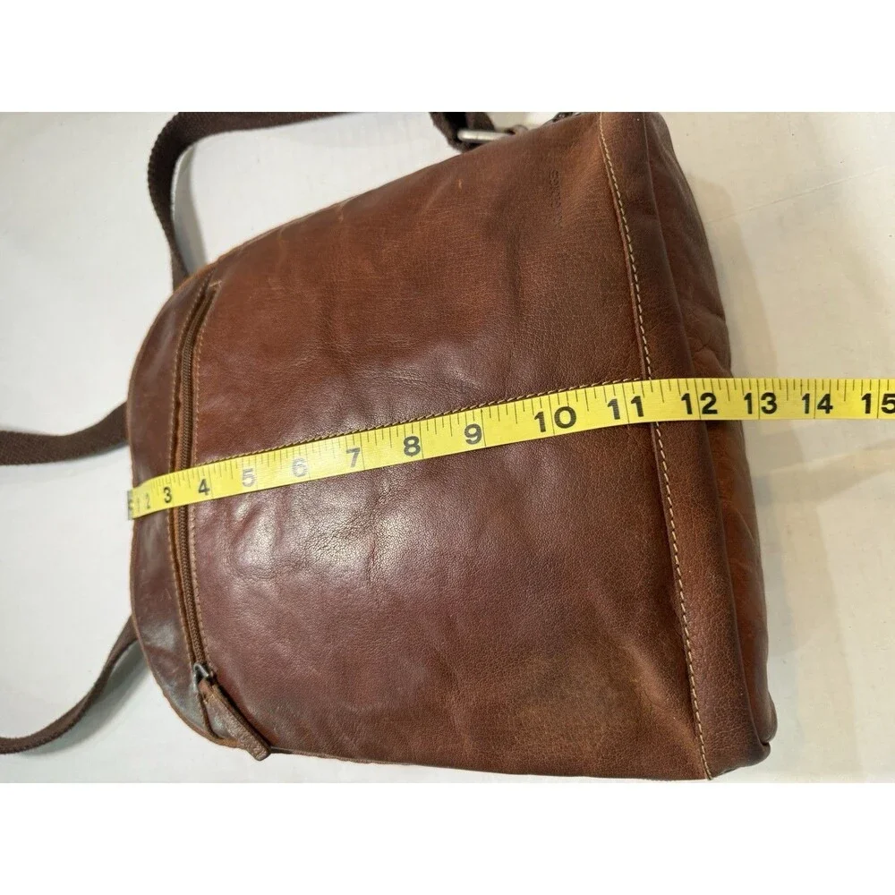 Jack Georges Voyager Convertable Crossbody Leather Bag Messenger American‎